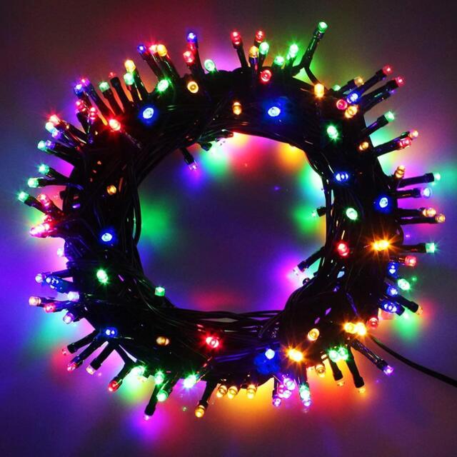 Christmas Fairy Light 50 Led String Battery Operated Garden Xmas Home