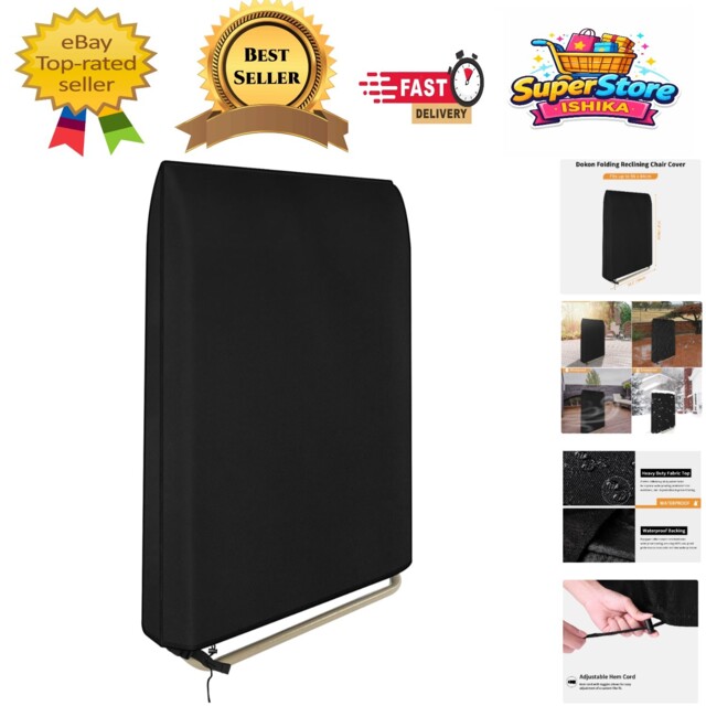 Outdoor Folding Reclining Chair Cover 96x84cm - Heavy Duty, Anti-uv