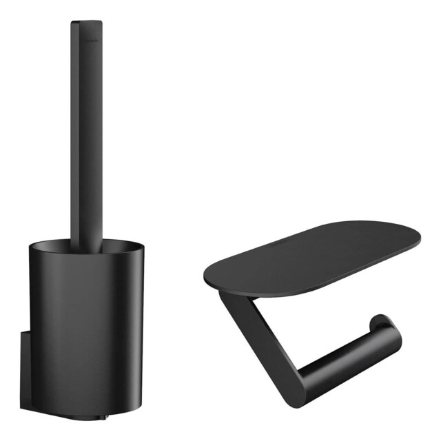 Hansgrohe Wallstoris Toilet Bundle Bathroom Set Brush Holder Shelf