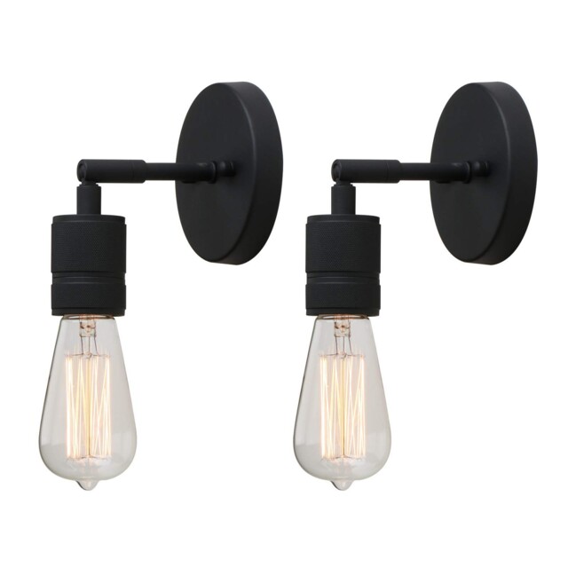 Set Of 2 Vintage Up/down Wall Light Industrial Antique Wall Lamp