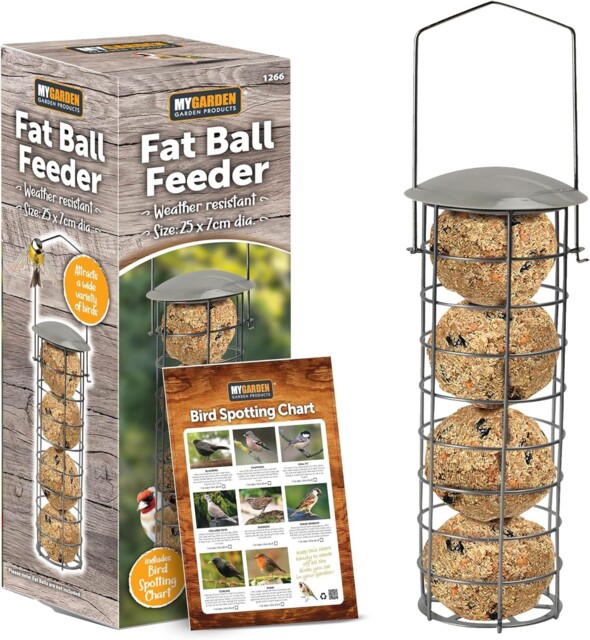 Fat Ball Hanging Bird Feeder Suet Wild Bird Feeding Station Hanging