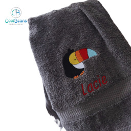 Toucan Towel - Personalised - Flannel / Hand Towel / Bath Towel