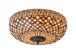 Ceiling Light Bronze Mille Feux Dark Flush Interiors 1900 64276