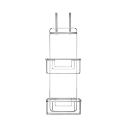 Chrome 2 Tier Hanging Shower Caddy - Croydex Qm261241