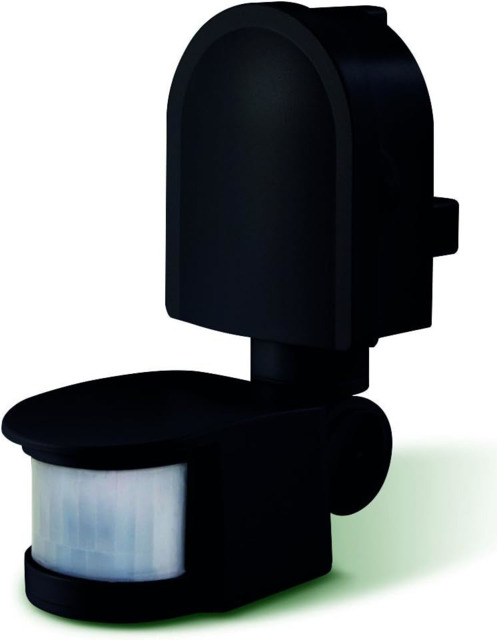 Luceco Lgip44wsb-01 Led Tilt And Swivel Pir Motion Sensor Wall Mounted
