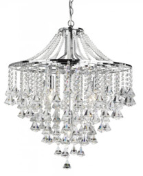 Ceiling Light Silver Dorchester 5 Chrome Searchlight 3495-5cc