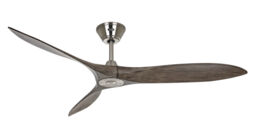 Dc Ceiling Fan With Remote Indoor Fan Eco Airscrew Chrome / Grey 152