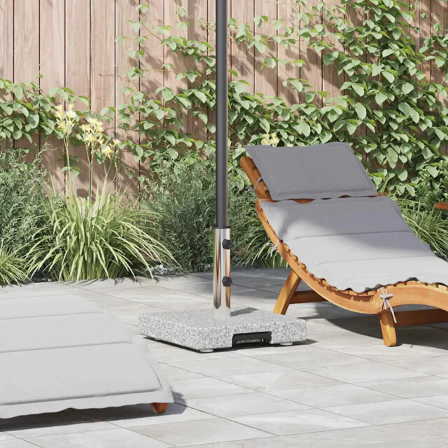 Parasol Base Grey 41 X 41 X 37 Cm Granite Vidaxl