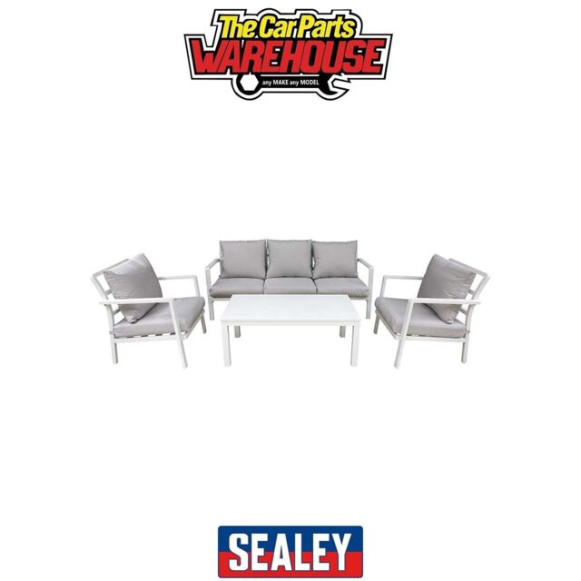 Sealey Dg52 Dellonda Kyoto Aluminium Outdoor Sofa & Coffee Table Set