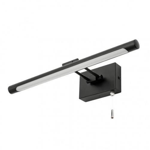 Litecraft Picture Wall Light Led Bathroom Ip44 Fitting With Pull Cord
