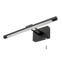 Litecraft Picture Wall Light Led Bathroom Ip44 Fitting With Pull Cord