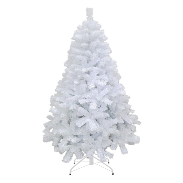 4ft Christmas Tree Xmas White Artificial Bushy Pine Outdoor Xmas Home