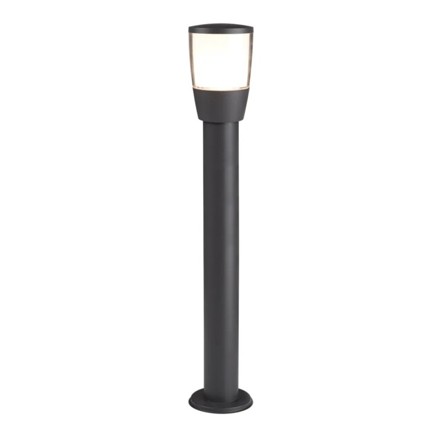 Outdoor Light Grey Tucson Led Ip44 Garden Post Top Bollard Dark 90cm