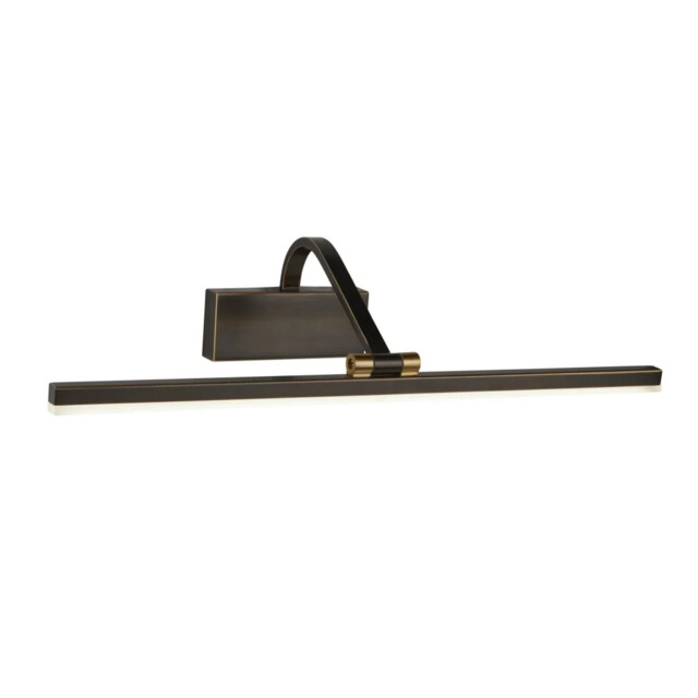 Wall Light Black Bilbao Led Picture 51cm Gold Searchlight 5551-51bg