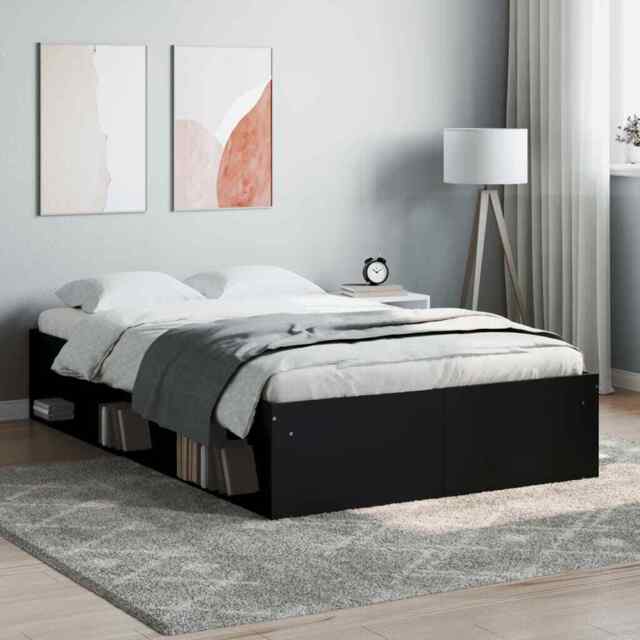 Bed Frame Black 120x200 Cm Vidaxl