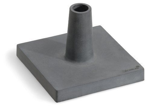 Baso Polystone Base For Blomus Torches/bird Bath With Wooden Poles