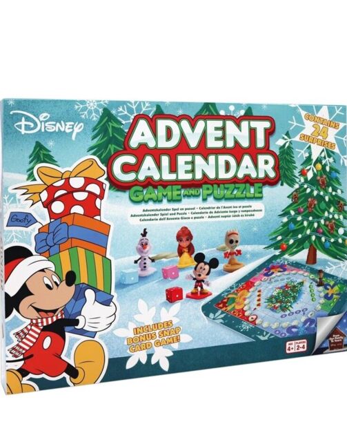 Disney Advent Calendar Game And Puzzle - Fun Board Game