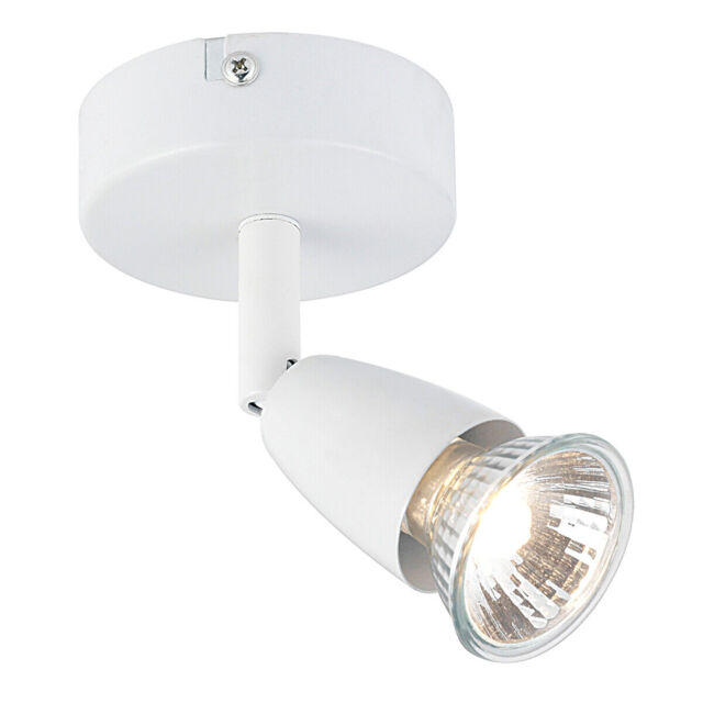 Saxby Amalfi Single Gu10 Spotlight Wall Swivel Ceiling Mounted