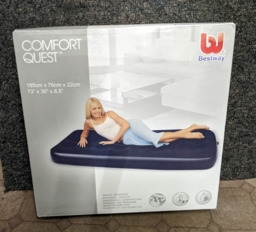 Bestway Comfort Quest Inflatable Single Bed 185cm X 76cm X 22cm -