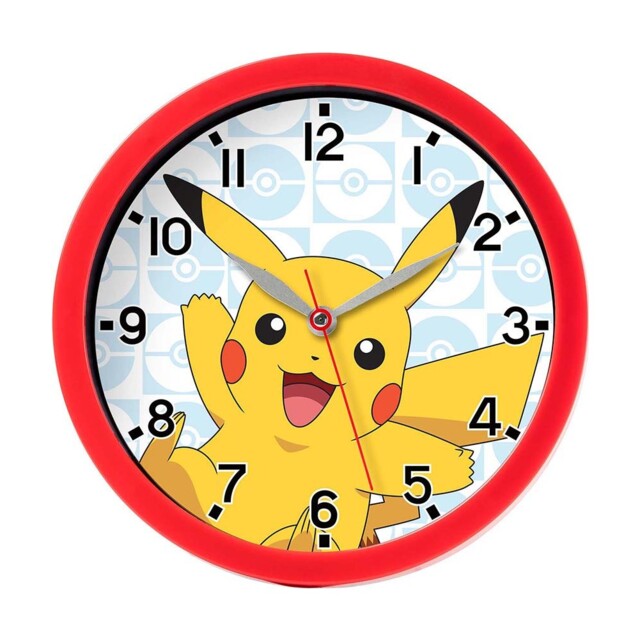 Character Watches Pok3159 Kids Pokemon Wall Clock