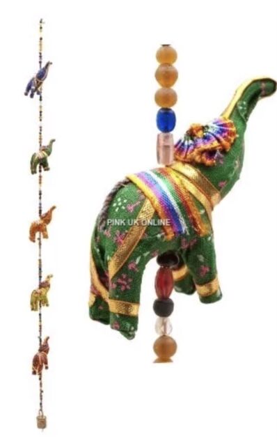 Indian Handmade Elephants Multi-coloured Wall Hangings Decoration For