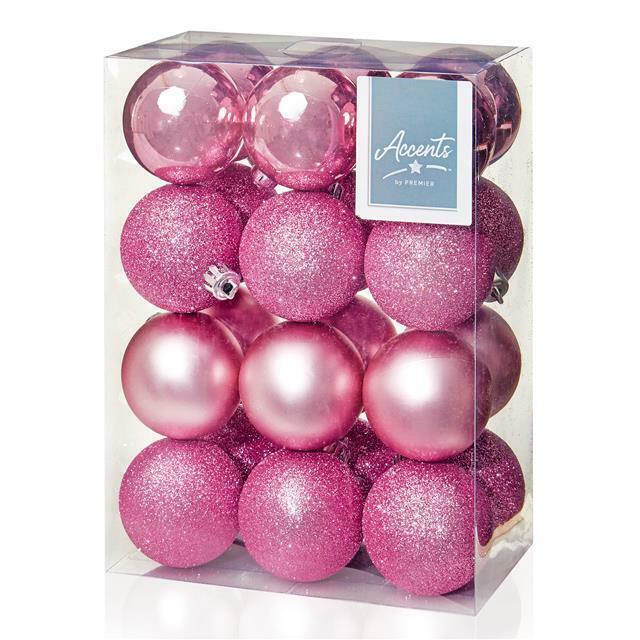 Premier 24 X 60mm Pink Multi Finish Balls