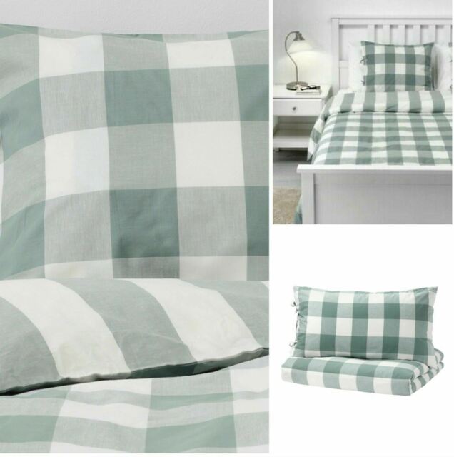Ikea Emmie Ruta Quilt Cover , Duvet Cover + 2 Pillowcases King 240x220