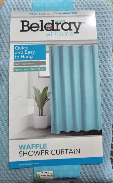 Beldray Shower Curtain – Quick And Easy To Hang, Easily Clean 180 X