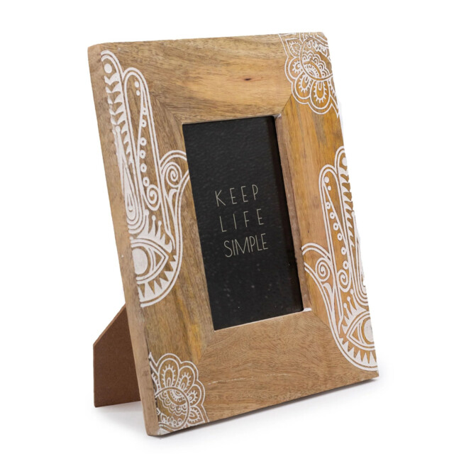 Medium Mango Wood Picture Framel (for 10x15cm) 26x20x2cm - Hansa -