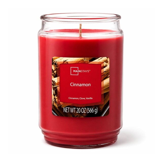 Mainstays Patio Cinnamon Scented Candle 20oz
