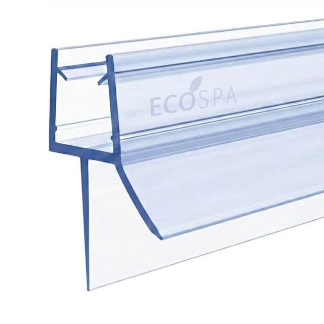 Shower Seal Strip, 6-8mm Glass Bath Door Screen, Seals Gap To 13mm,