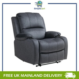 Recliner Armchair For Living Room, Recliner Chair With Cup Holder