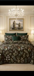 Complete Bedding Set: Double Duvet Cover + 2 Pillow Shams