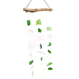 Three Drop - Green & White