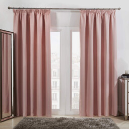 Dreamscene Pencil Pleat Blackout Curtains Set Of 2 Thermal Tape Top