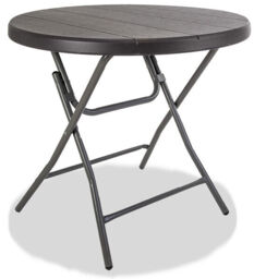 Quest Jet Stream Fairfield Round Table Heavy Duty Bow Mould Table