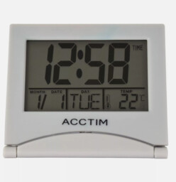 Alarm Clock Acctim Mini Flip Ii Digital With Date Temperature Display