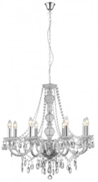 Ceiling Light Clear Marie Therese 8 Acrylic Searchlight 8888-8cl