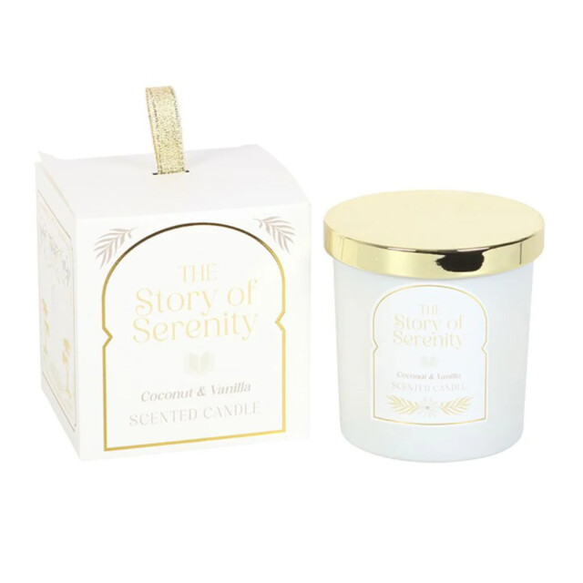The Story Of Serenity Coconut & Vanilla Candle