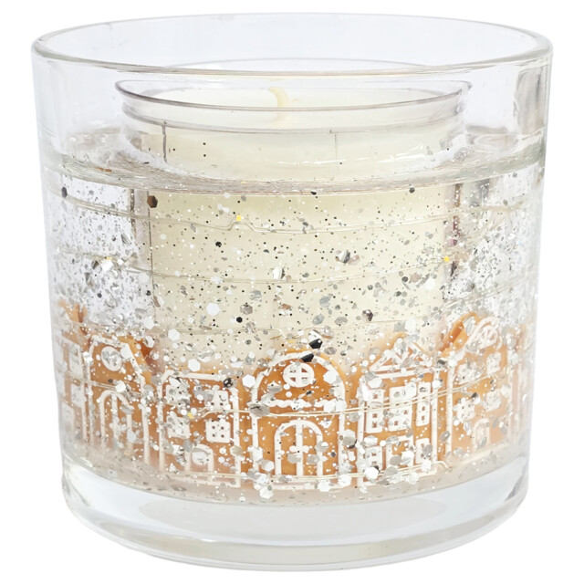Sainsbury's Scented Candle Light Up Led Refillable Christmas Cookie