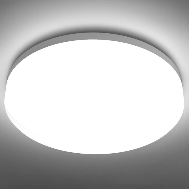 Lepro Bathroom Light, 15w 1500lm Ceiling Lights, 100w 220mm50mm, White