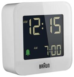 Bc08 Digital Travel Alarm Clock, White - Bc08w