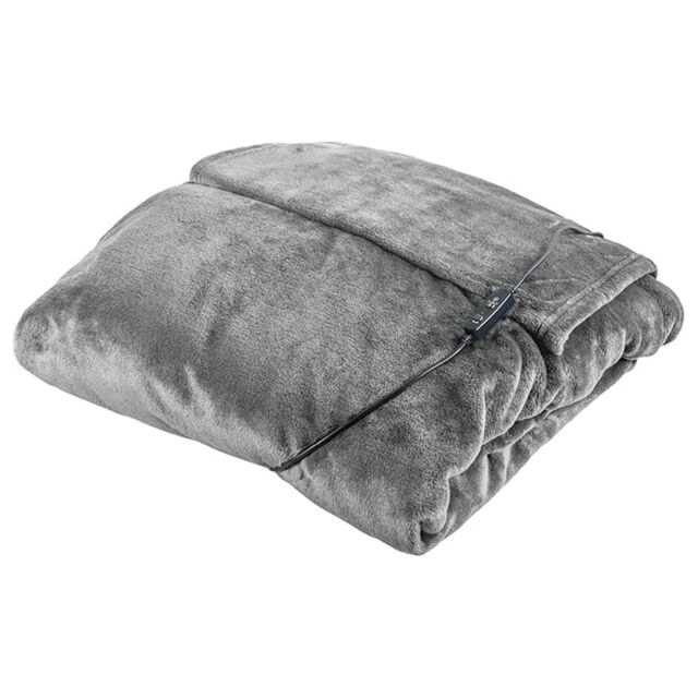 Carmen Heated Wearable Blanket With 4 Heat Settings 183x55 Cm Grey -