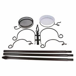 Deluxe Garden Wild Bird Feeding Station 4 Hangers, Feeder Tray,