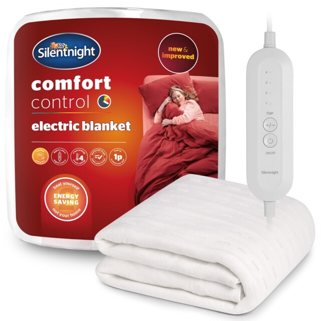 Silentnight Comfort Control Electric Blanket King Bed - Heated