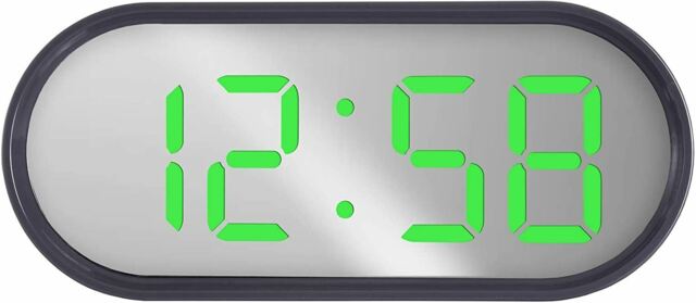 Acctim Mirror Led Adjustable Brightness Display Crescendo Smart Alarm