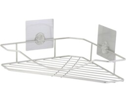 Axentia Corner Bath Shelf Rack Stainless Steel Ni Screws Needed Holds