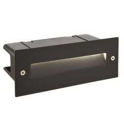 Saxby Seina Outdoor Garden Led Brick Guide Light Black Waterproof 2w