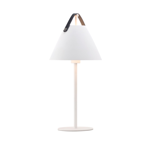 Nordlux Dftp Strap Table Lamp E27 White Ip20 Metal Indoor Lighting