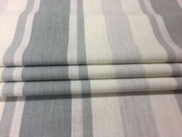 Laura Ashley Awning Stripe Roman Blind In Slate Grey